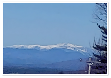 Mt. Shaw, a short drive from our campground
