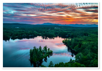 Duncan Lake: Our campground has short trails to access this beautiful lake. In the evening you can hear the loons calling. 